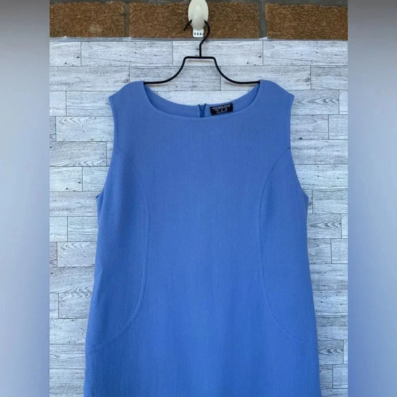 Averardo Bessi Sheath dress in vivid blue sky size 8 - Picture 4 of 11